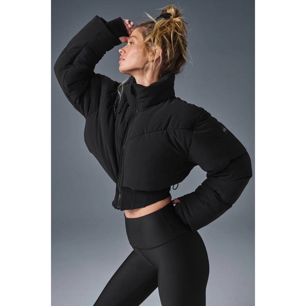 Alo Yoga Main Act Corset Puffer Black M - Picture 2 of 16